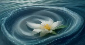 日系清新风格紳士漫畫封面，樱花背景下两位角色对视，柔和粉色调温馨氛围